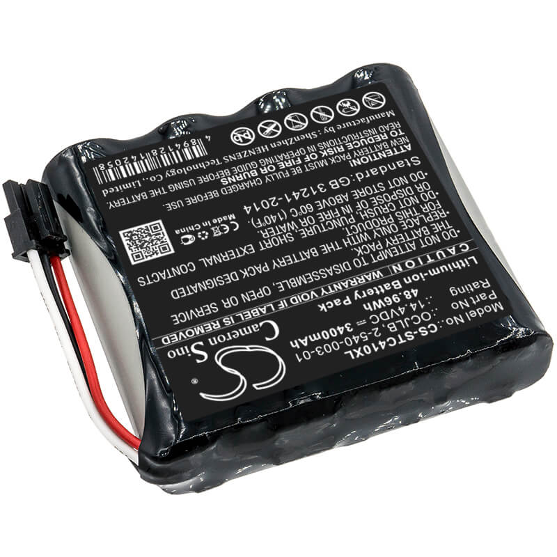 14.4V, 3400mAh, Li-ion Battery fits Soundcast, Ocj410, Ocj410-4n, 48.96Wh
