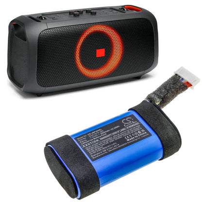 7.4V, 3000mAh, Li-ion Battery fits Jbl, Partybox On-the-go, 22.2Wh