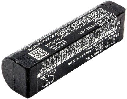 3.7V, 1100mAh, Li-ion Battery fits Shure, Glx-d Digital Wireless Systems, Glxd1, 4.07Wh