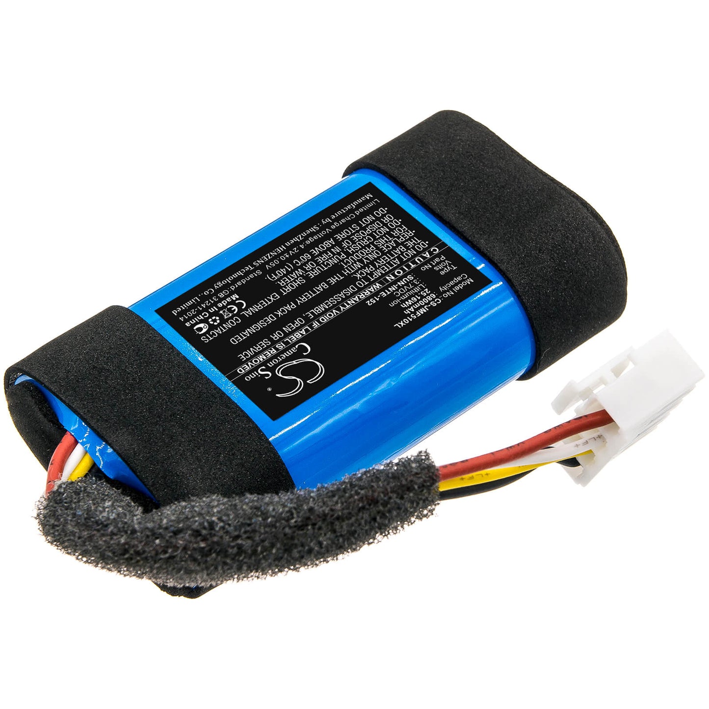3.7V, 6800mAh, Li-ion Battery fits Jbl, Flip 5 Eco, Flip 5 Ocean, 25.16Wh