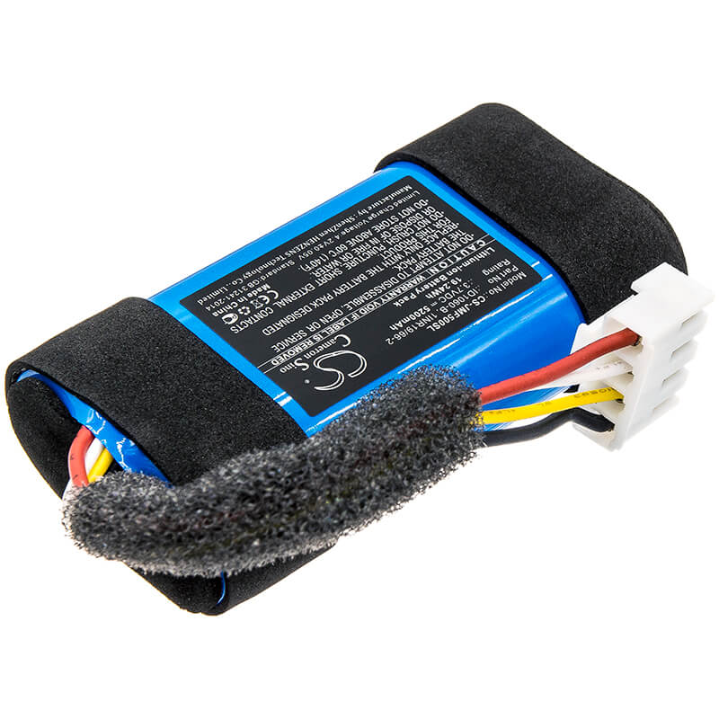3.7V, 5200mAh, Li-ion Battery fits Jbl, Flip 5, Jblflip5whtam, 19.24Wh