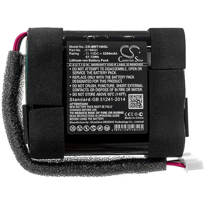 11.1V, 5200mAh, Li-ion Battery fits Marshall, Tufton, 57.72Wh