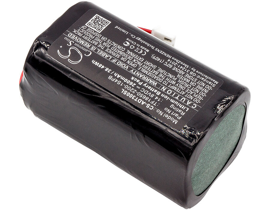 14.8V, 2600mAh, Li-ion Battery fits Audio Pro, Addon T10, Addon T3, 38.48Wh