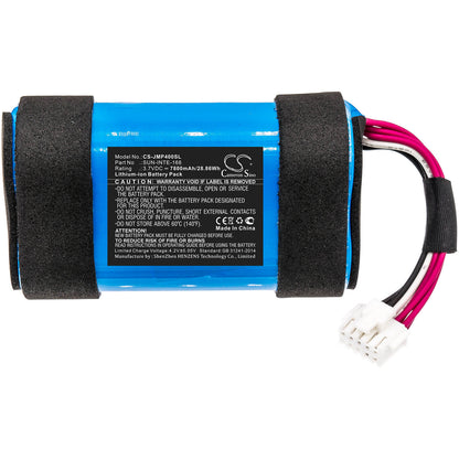 3.7V, 7800mAh, Li-ion Battery fits Jbl, Pulse 4, 28.86Wh