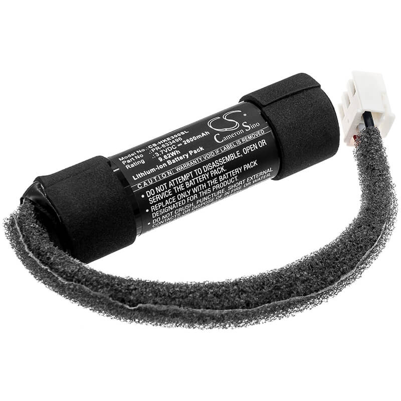 3.7V, 2600mAh, Li-ion Battery fits Harman/kardon, Onyx Studio 3, 9.62Wh
