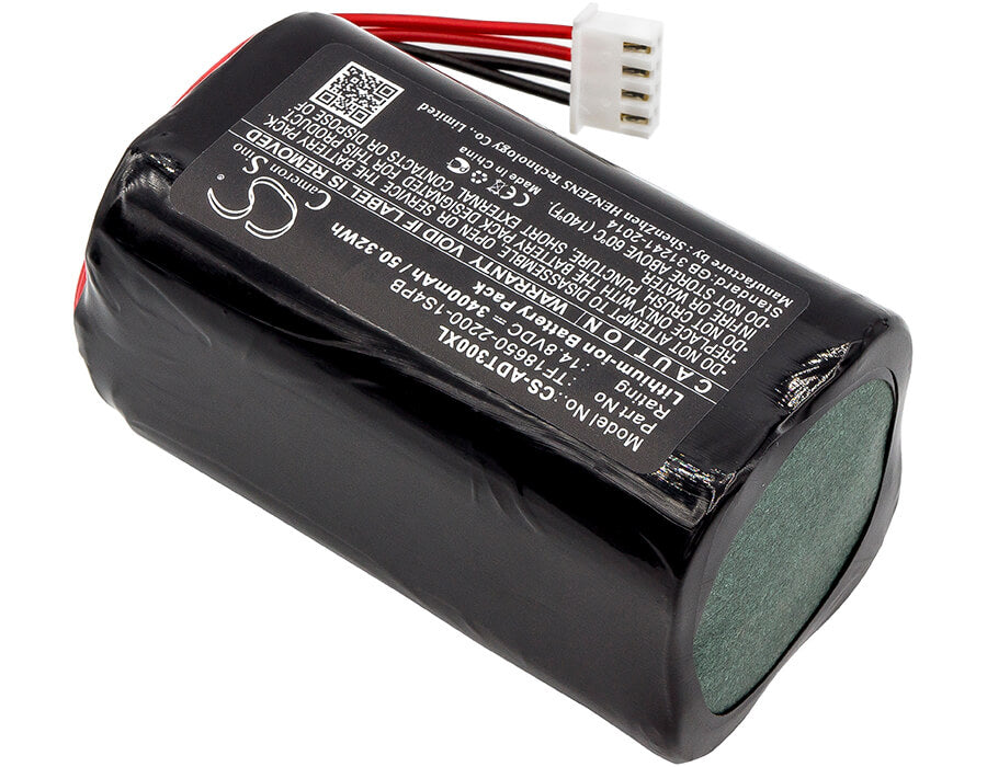 14.8V, 3400mAh, Li-ion Battery fits Audio Pro, Addon T10, Addon T3, 50.32Wh