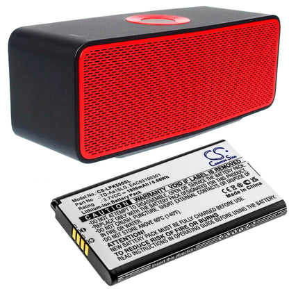 3.7V, 1800mAh, Li-ion Battery fits Lg, Music Flow P5, Music Flow P5 Strap, 6.66Wh
