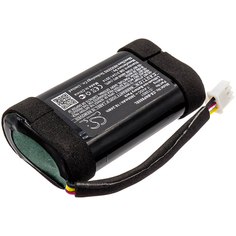 7.4V, 2600mAh, Li-ion Battery fits Bang & Olufsen, 11400, 1140026, 19.24Wh