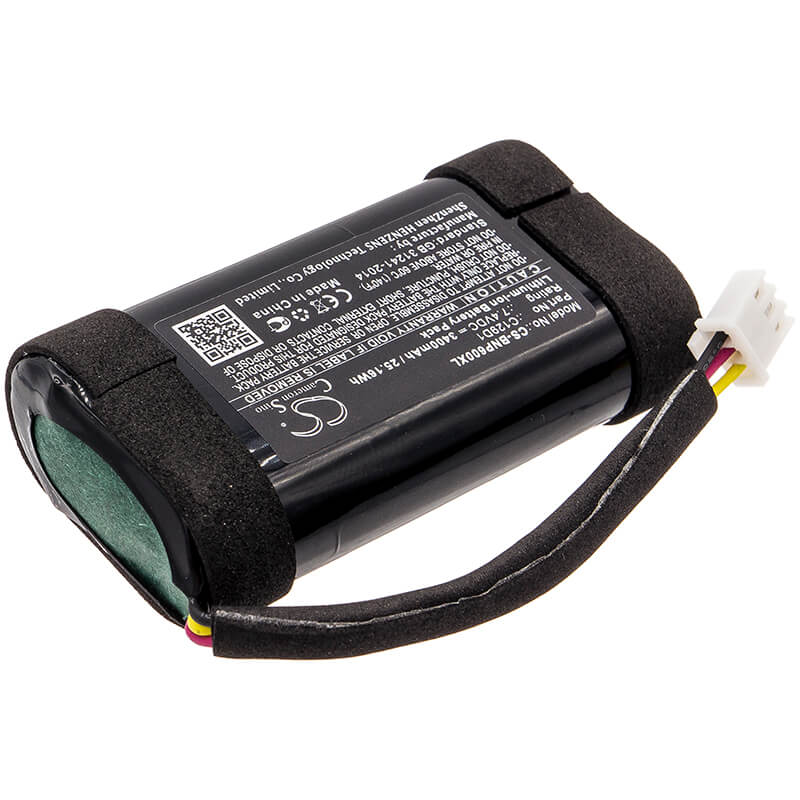 7.4V, 3400mAh, Li-ion Battery fits Bang & Olufsen, 11400, 1140026, 25.16Wh