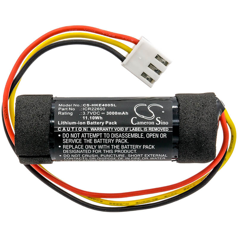 3.7V, 3000mAh, Li-ion Battery fits Harman/kardon, Onyx 4, Onyx Studio 4, 11.1Wh