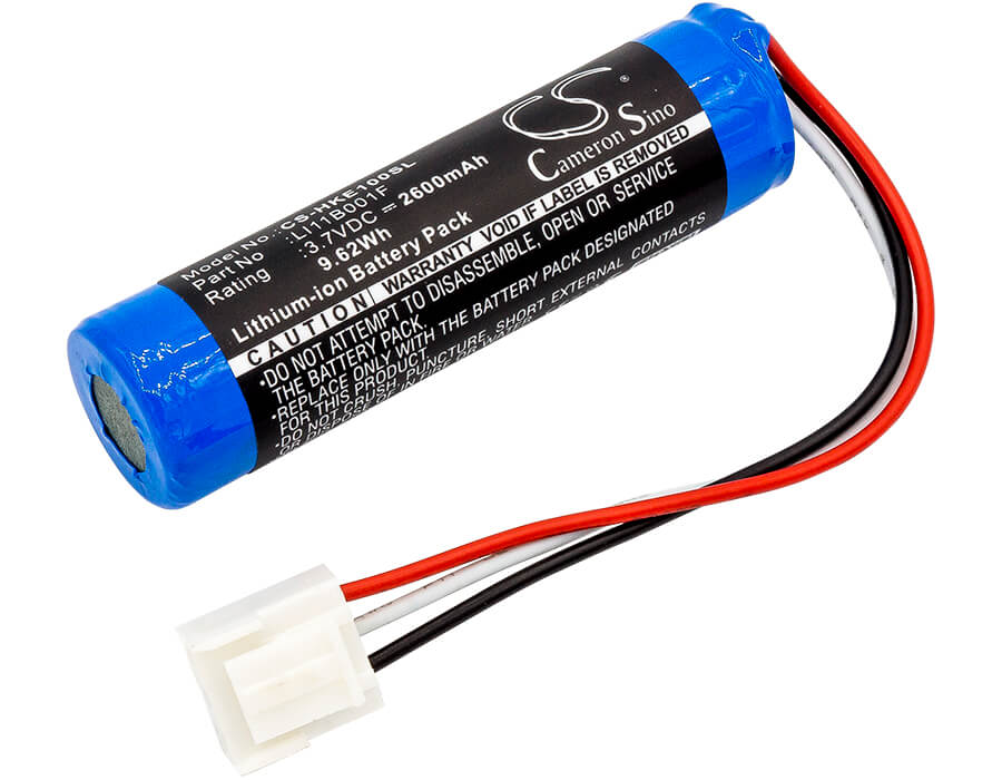 3.7V, 2600mAh, Li-ion Battery fits Harman/kardon, Onyx Studio 1, Onyx Studio 2, 9.62Wh