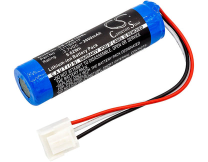 3.7V, 2600mAh, Li-ion Battery fits Harman/kardon, Onyx Studio 1, Onyx Studio 2, 9.62Wh