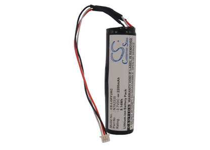 3.7V, 2200mAh, Li-ion Battery fits Logitech, Pure-fi Anywhere Speaker 2nd M, 8.14Wh