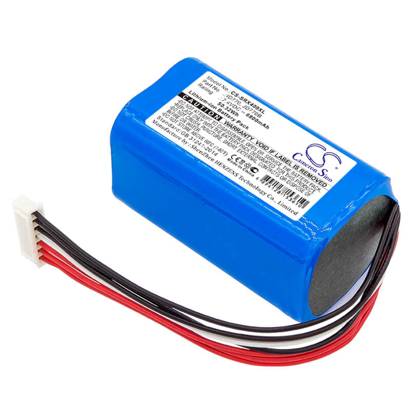 7.4V, 6800mAh, Li-ion Battery fits Sony, Srs-xb40, Srs-xb41, 50.32Wh