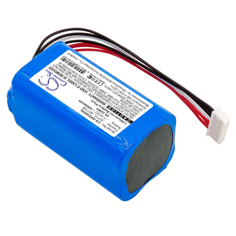 7.4V, 6800mAh, Li-ion Battery fits Sony, Srs-xb40, Srs-xb41, 50.32Wh