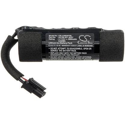 3.7V, 2600mAh, Li-ion Battery fits Logitech, Ue Boom 2, Ue Boom 2 Ultimate, 9.62Wh