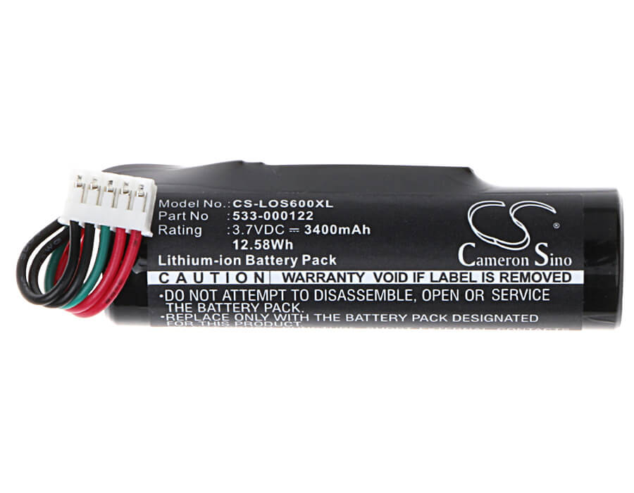 3.7V, 3400mAh, Li-ion Battery fits Logitech, Ue Roll, Ue Roll 2, 12.58Wh