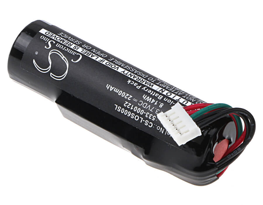 3.7V, 2200mAh, Li-ion Battery fits Logitech, Ue Roll, Ue Roll 2, 8.14Wh