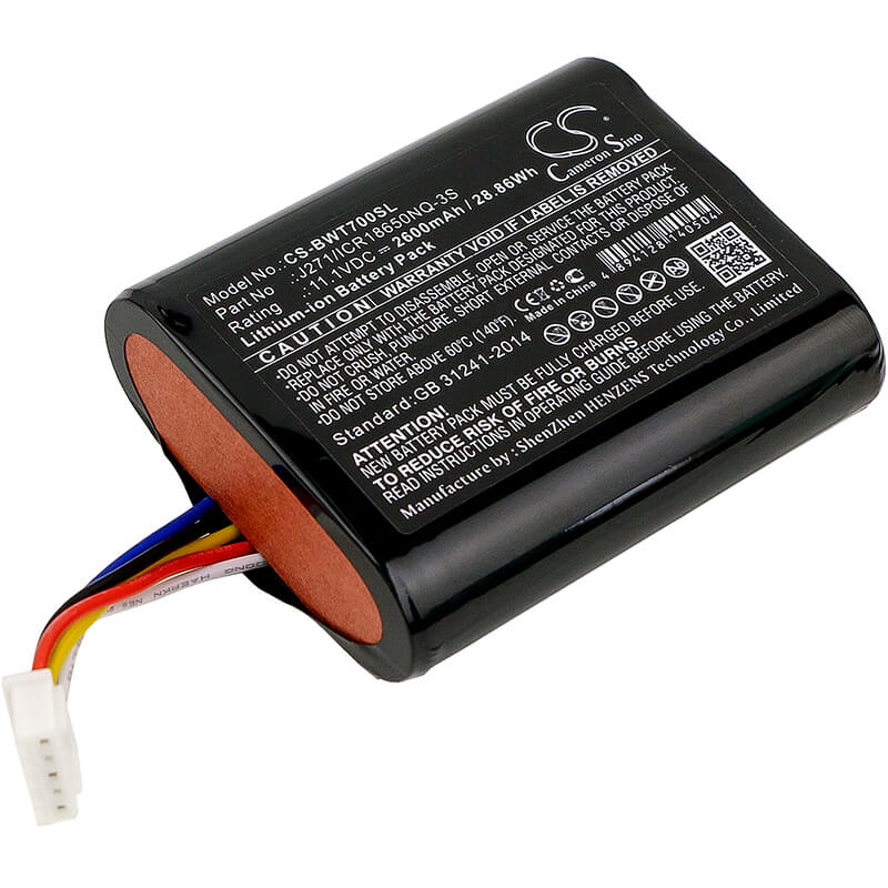 11.1V, 2600mAh, Li-ion Battery fits Bowers & Wilkins, T7, 28.86Wh