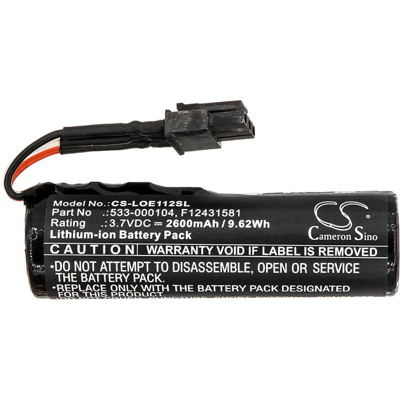 3.7V, 2600mAh, Li-ion Battery fits Logitech, Conferencecam Connect, Ears Boom 2, 9.62Wh
