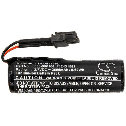 3.7V, 2600mAh, Li-ion Battery fits Logitech, Conferencecam Connect, Ears Boom 2, 9.62Wh