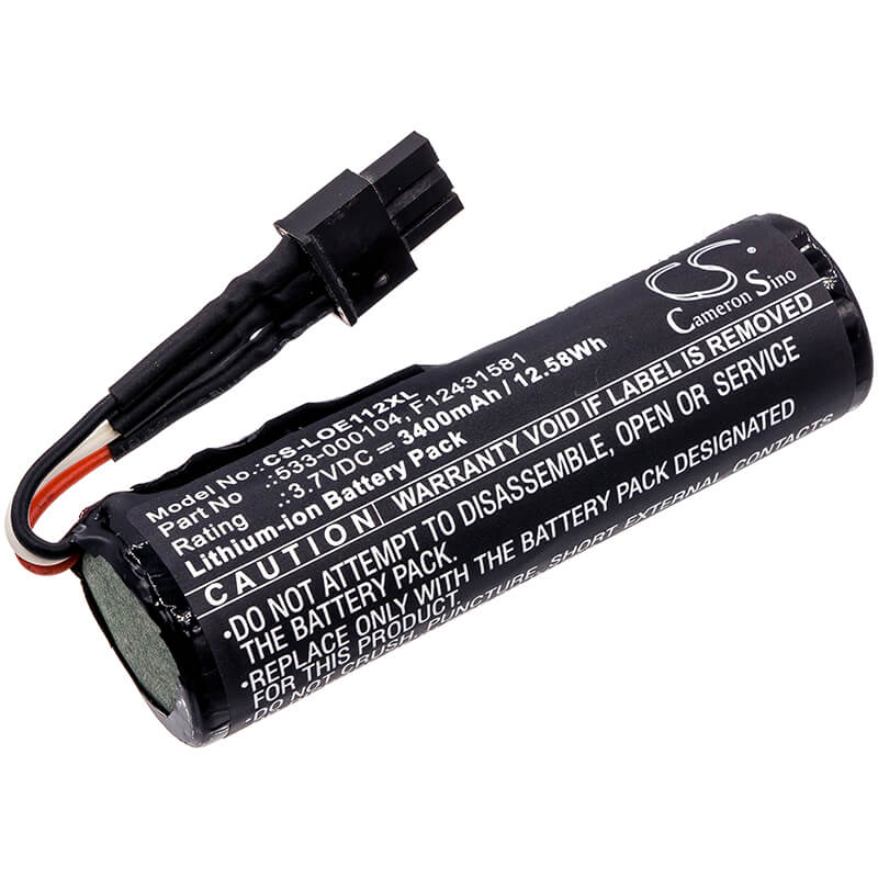 3.7V, 3400mAh, Li-ion Battery fits Logitech, Conferencecam Connect, Ears Boom 2, 12.58Wh
