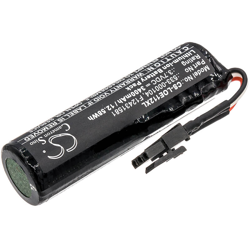 3.7V, 3400mAh, Li-ion Battery fits Logitech, Conferencecam Connect, Ears Boom 2, 12.58Wh