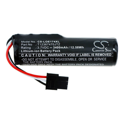 3.7V, 3400mAh, Li-ion Battery fits Logitech, 1749lz0psas8, 884-000741, 12.58Wh