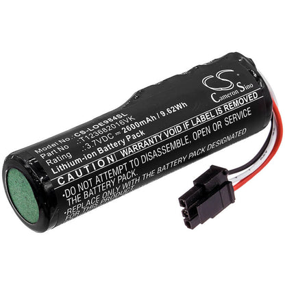 3.7V, 2600mAh, Li-ion Battery fits Logitech, 984-001405, S-00170, 9.62Wh