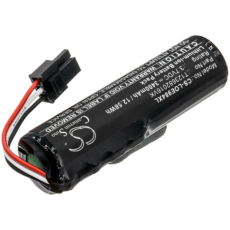 3.7V, 3400mAh, Li-ion Battery fits Logitech, 984-001405, S-00170, 12.58Wh