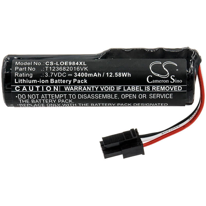 3.7V, 3400mAh, Li-ion Battery fits Logitech, 984-001405, S-00170, 12.58Wh