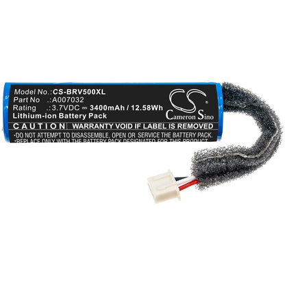 3.7V, 3400mAh, Li-ion Battery fits Braven, Bpro5cb, Brv-pro, 12.58Wh