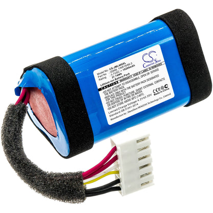 3.7V, 10200mAh, Li-ion Battery fits Jbl, Charge 4, Charge 4blk, 37.74Wh