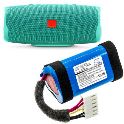 3.7V, 10200mAh, Li-ion Battery fits Jbl, Charge 4, Charge 4blk, 37.74Wh
