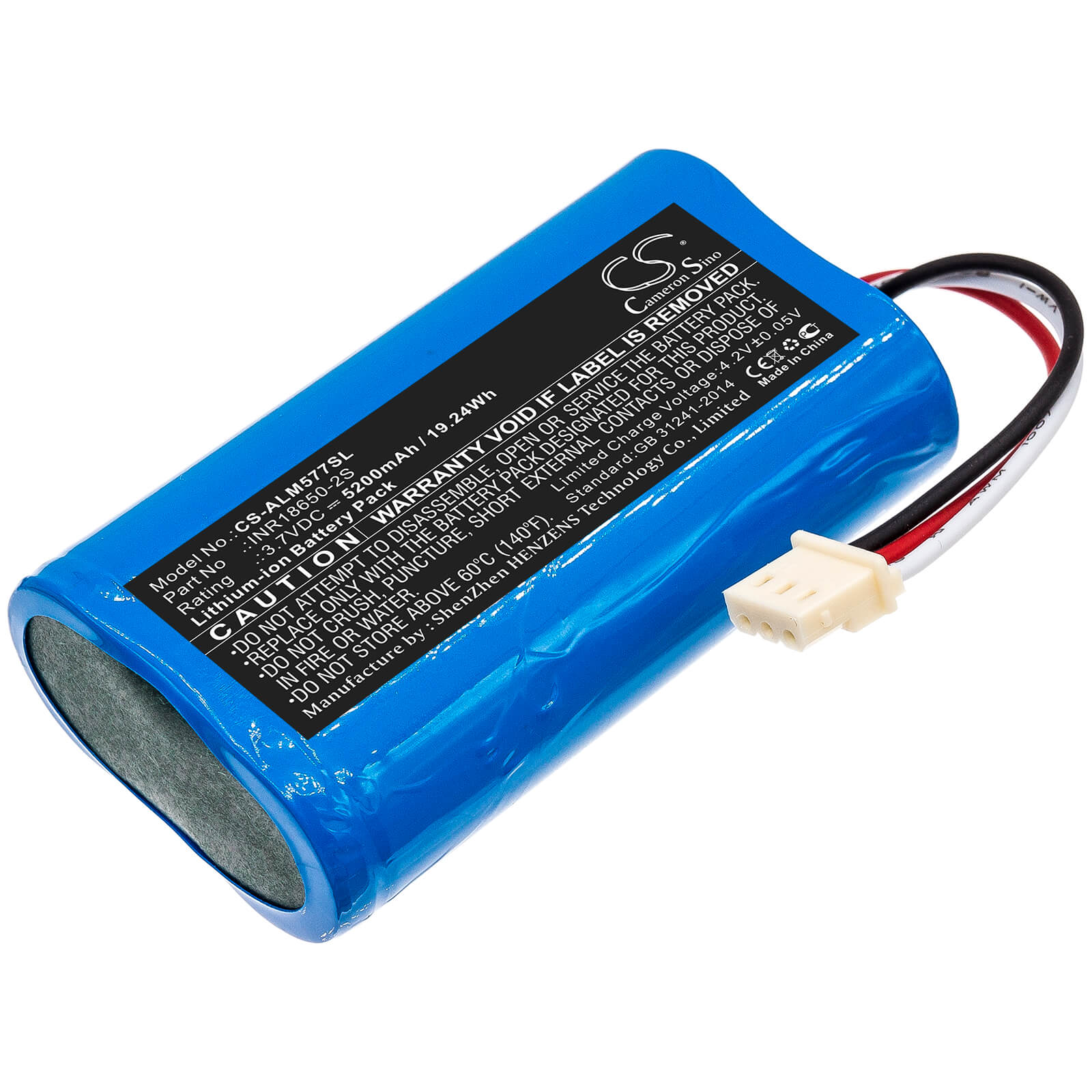 3.7V, 5200mAh, Li-ion Battery fits Altec Lansing, Imw577, Imw577-ab, 19.24Wh