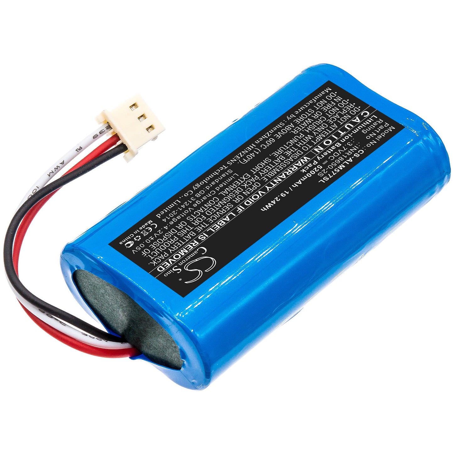 3.7V, 5200mAh, Li-ion Battery fits Altec Lansing, Imw577, Imw577-ab, 19.24Wh