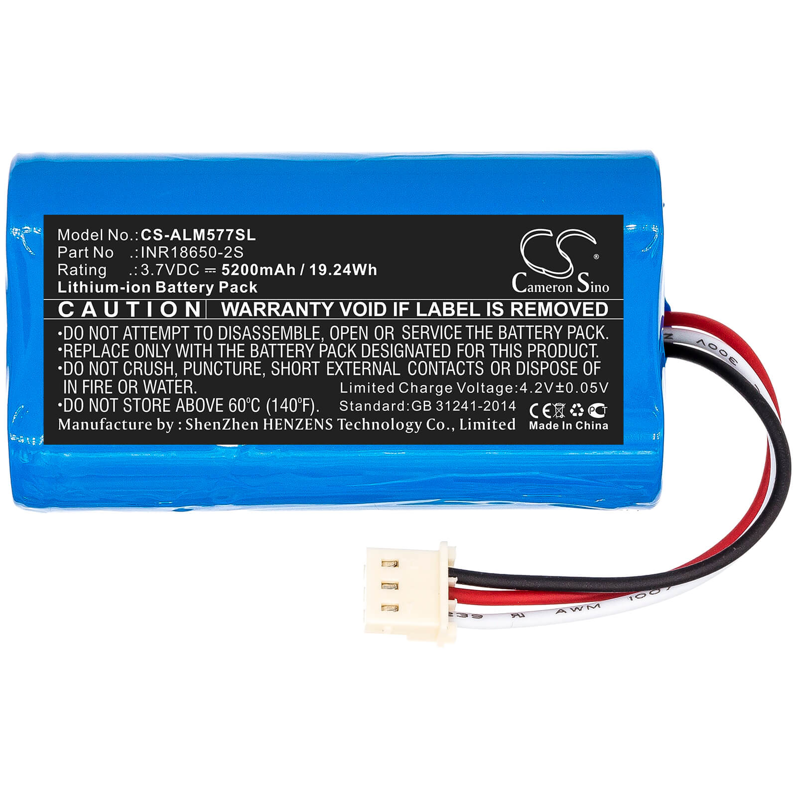 3.7V, 5200mAh, Li-ion Battery fits Altec Lansing, Imw577, Imw577-ab, 19.24Wh