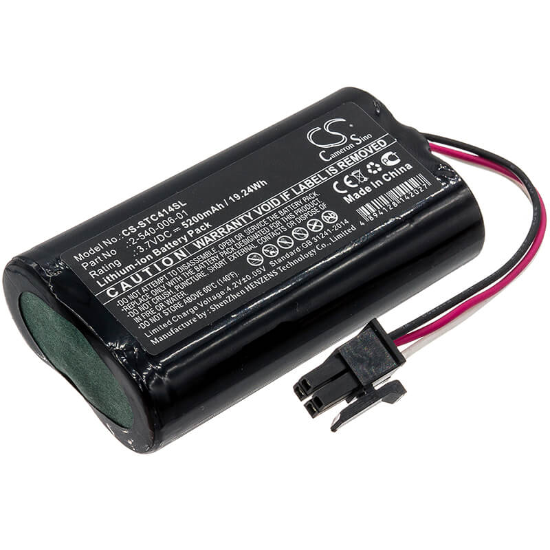 3.7V, 5200mAh, Li-ion Battery fits Soundcast, Mld414, Outcast Melody, 19.24Wh