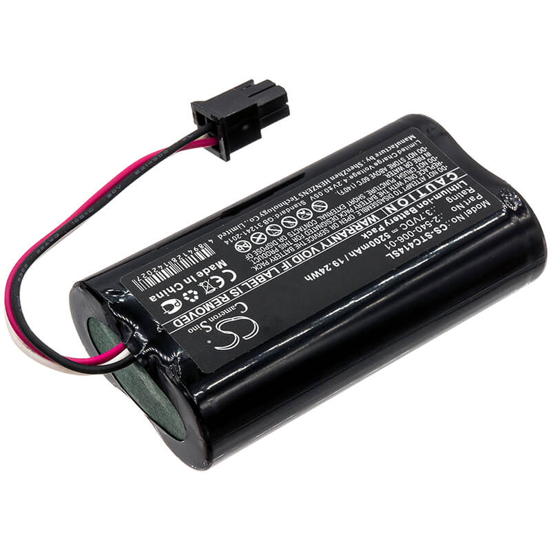 3.7V, 5200mAh, Li-ion Battery fits Soundcast, Mld414, Outcast Melody, 19.24Wh