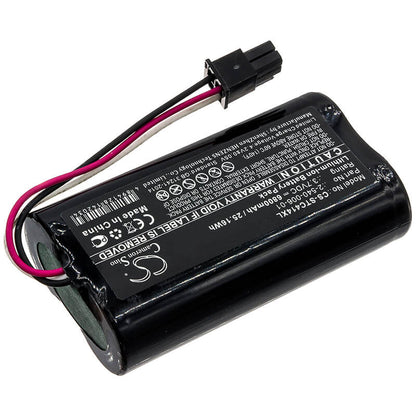 3.7V, 6800mAh, Li-ion Battery fits Soundcast, Mld414, Outcast Melody, 25.16Wh
