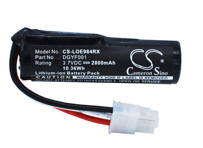 3.7V, 2800mAh, Li-ion Battery fits Logitech, 984-000304, Ue Boombox, 10.36Wh