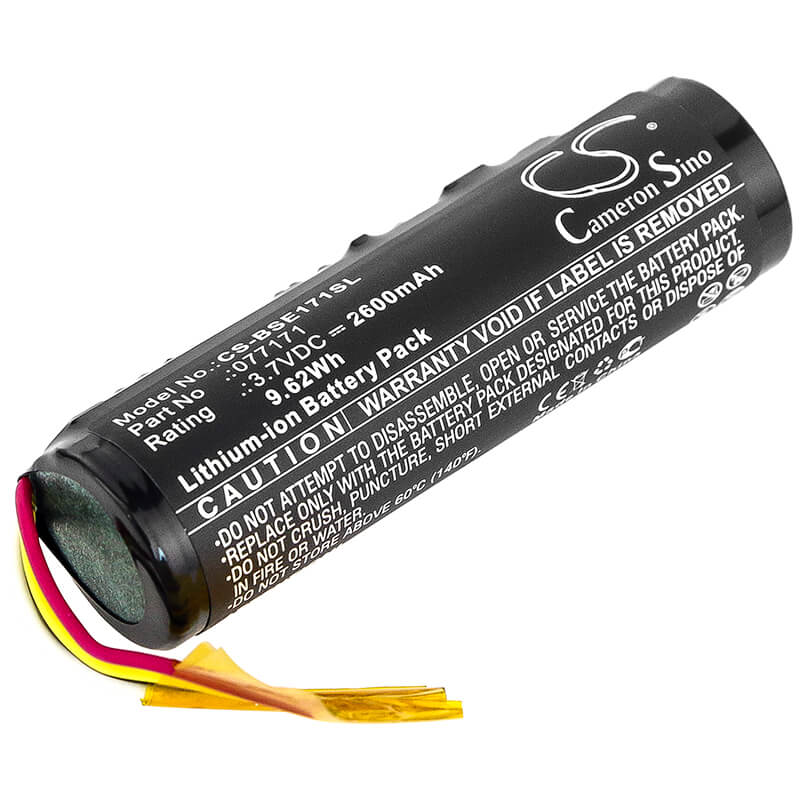 3.7V, 2600mAh, Li-ion Battery fits Bose, 423816, Soundlink Micro, 9.62Wh