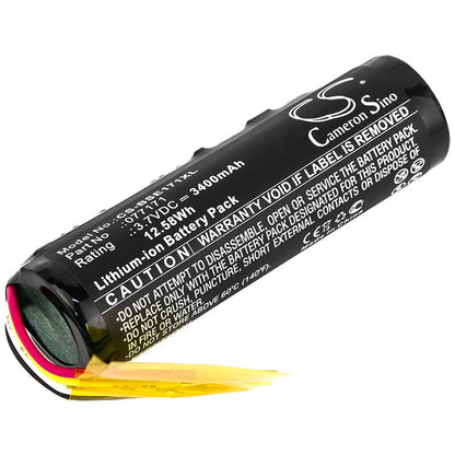 3.7V, 3400mAh, Li-ion Battery fits Bose, 423816, Soundlink Micro, 12.58Wh