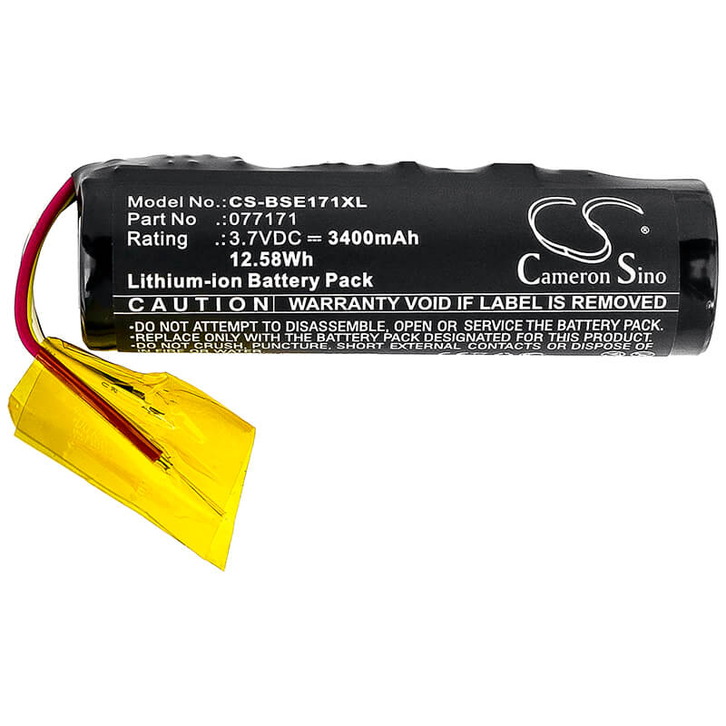 3.7V, 3400mAh, Li-ion Battery fits Bose, 423816, Soundlink Micro, 12.58Wh