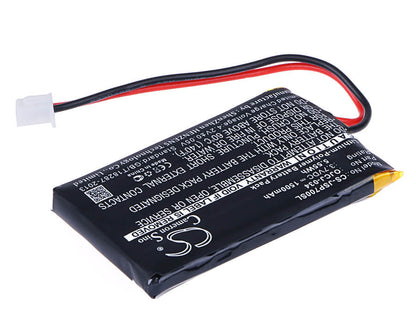 3.7V, 1500mAh, Li-Polymer Battery fits Jvc, Jvc Sp-ad70-a, Jvc Sp-ad70-b, 5.55Wh