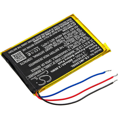 3.7V, 800mAh, Li-Polymer Battery fits Jbl, Clip 2, Clip 2 An, 2.96Wh