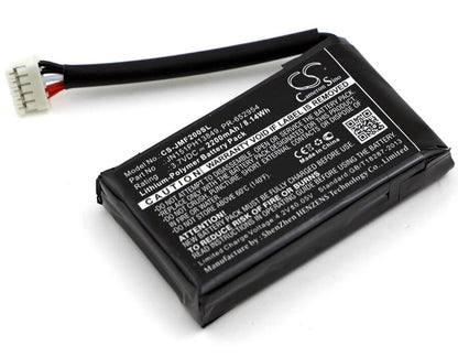 3.7V, 2200mAh, Li-Polymer Battery fits Jbl, Flip 2 (2014), Flip Ii (2014), 8.14Wh
