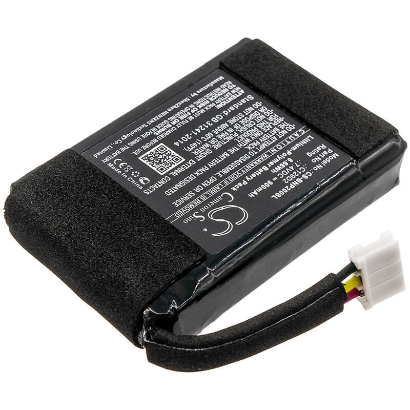 7.4V, 900mAh, Li-Polymer Battery fits Bang & Olufsen, Beoplay P2, 6.66Wh