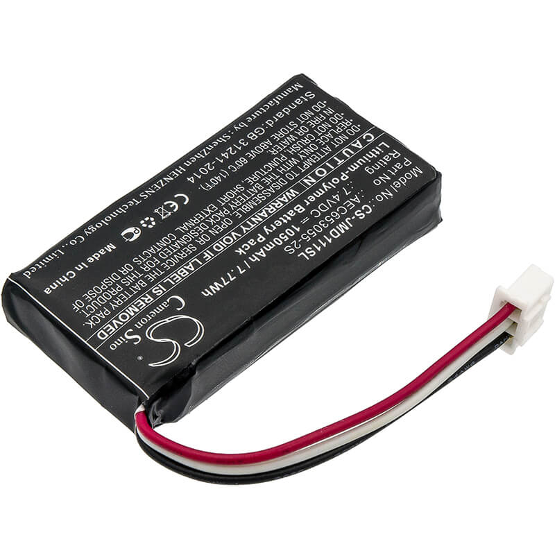 CS-JMD111SL, Speaker 7.4V, 1050mAh, Li-Polymer Battery fits Jbl, Flip, Flip 1, 7.77Wh