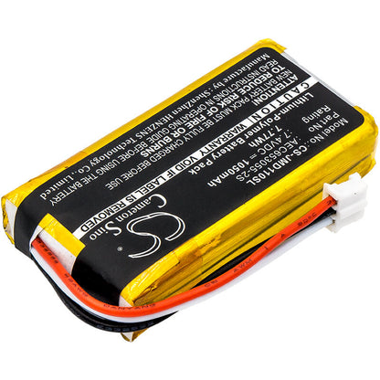 CS-JMD110SL, Speaker 7.4V, 1050mAh, Li-Polymer Battery fits Jbl, Flip, Flip 1, 7.77Wh